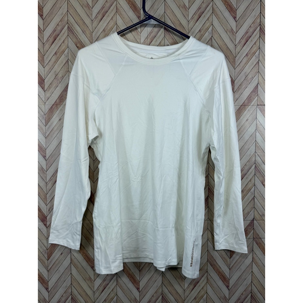 NWOT Tommie Copper Mens 2XL White‎ Compression Shirt Copper Znergy Layer XXL Top